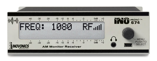 Inovonics 674 INOmini AM Broadcast Monitor/Receiver - 305broadcast