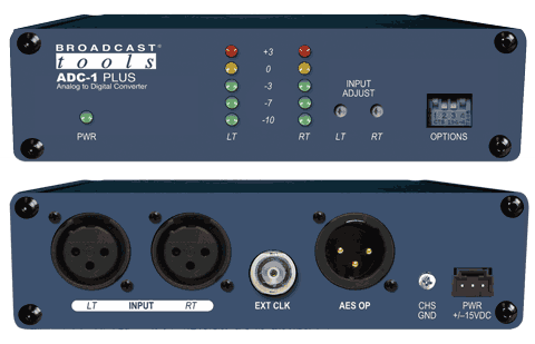 Broadcast Tools ADC-1 Plus Analog to Digital converter - 305broadcast