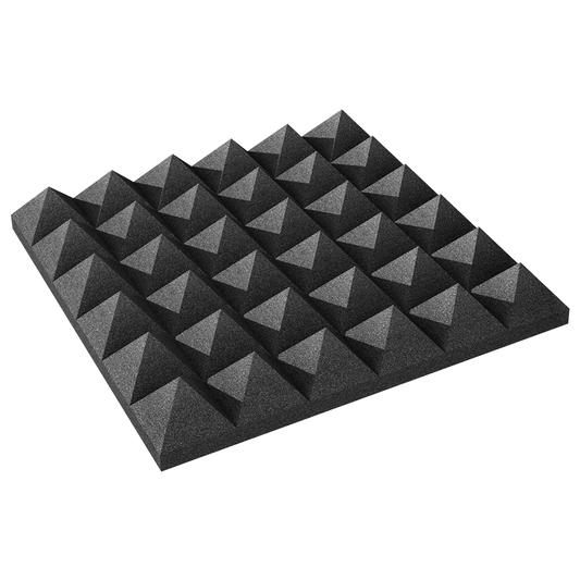 Auralex 2PYR24CHA 2" Studiofoam Pyramid24 Charcoal - 305broadcast