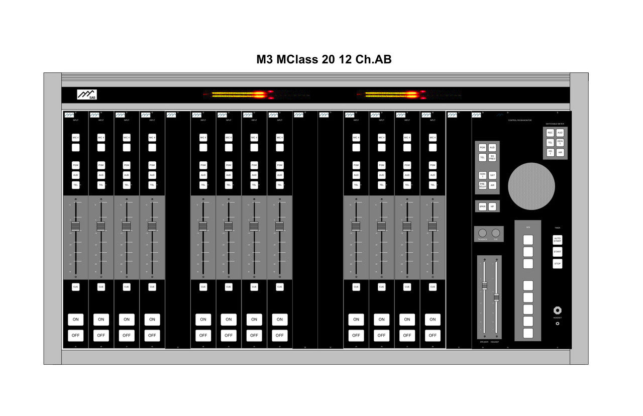 SAS M3 IP Audio Console - 305broadcast