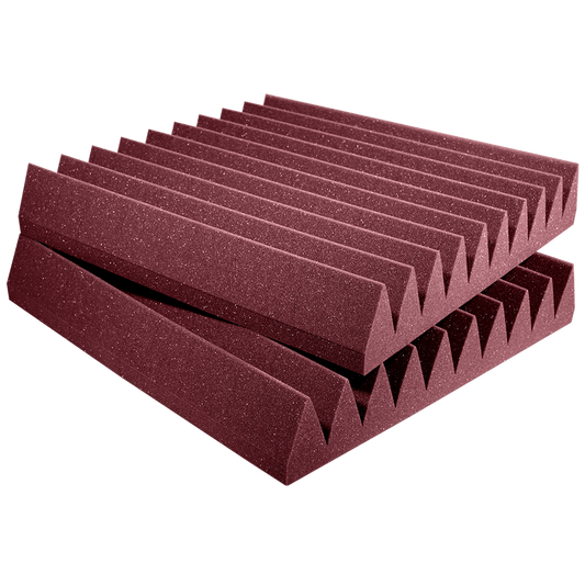 Auralex 2SF24BUR 2" Studiofoam Wedge24 Burgundy - 305broadcast