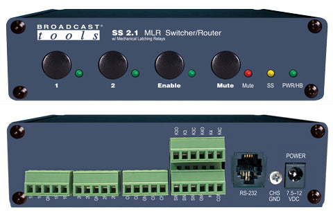 Broadcast Tools SS 2.1 MLR/Term – Terminal Block Switcher/Router - 305broadcast