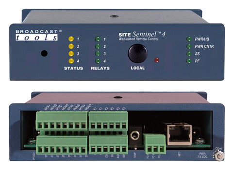Broadcast Tools Site Sentinel® 4 – Web-based Remote Control - 305broadcast