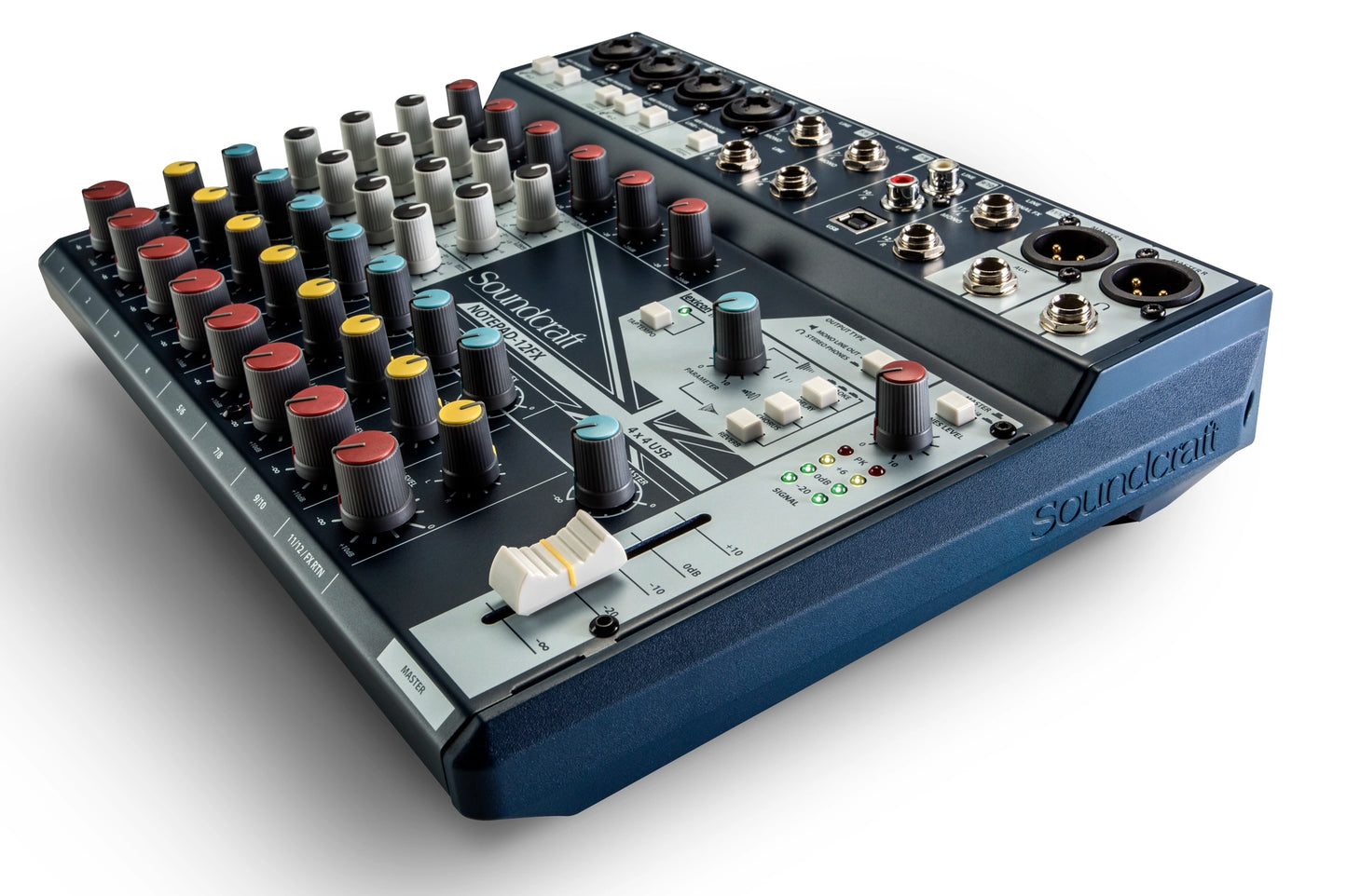 SoundCraft Notepad-12FX Small-format Analog Mixing Console with USB I/O and Lexicon Effects - 305broadcast