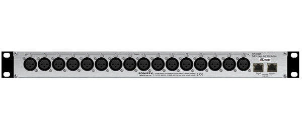 Sonifex AVN-AI16R 16 Input Dual Dante® Interface, PoE