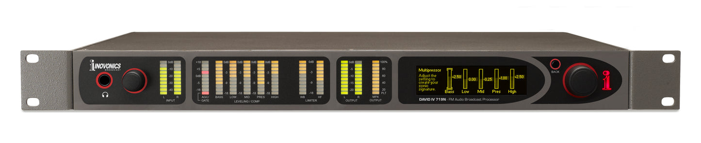 Inovonics 719N - DAVID IV FM/HD™ Broadcast Processor - 305broadcast