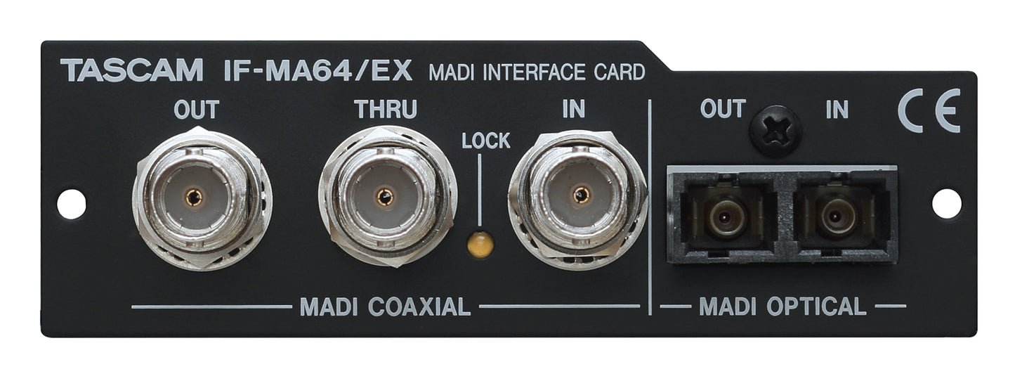 TascamIF-MA64/EX 64-In/64-Out MADI Interface Expansion Card With Optical Input and Output - 305broadcast