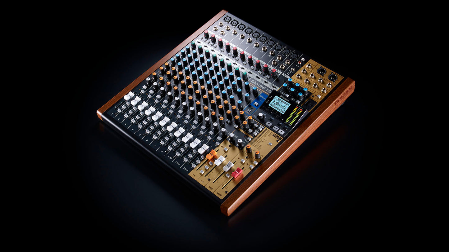 Tascam Model 16 16-Track Live Recorder & Mixing Console With Audio Interface - 305broadcast