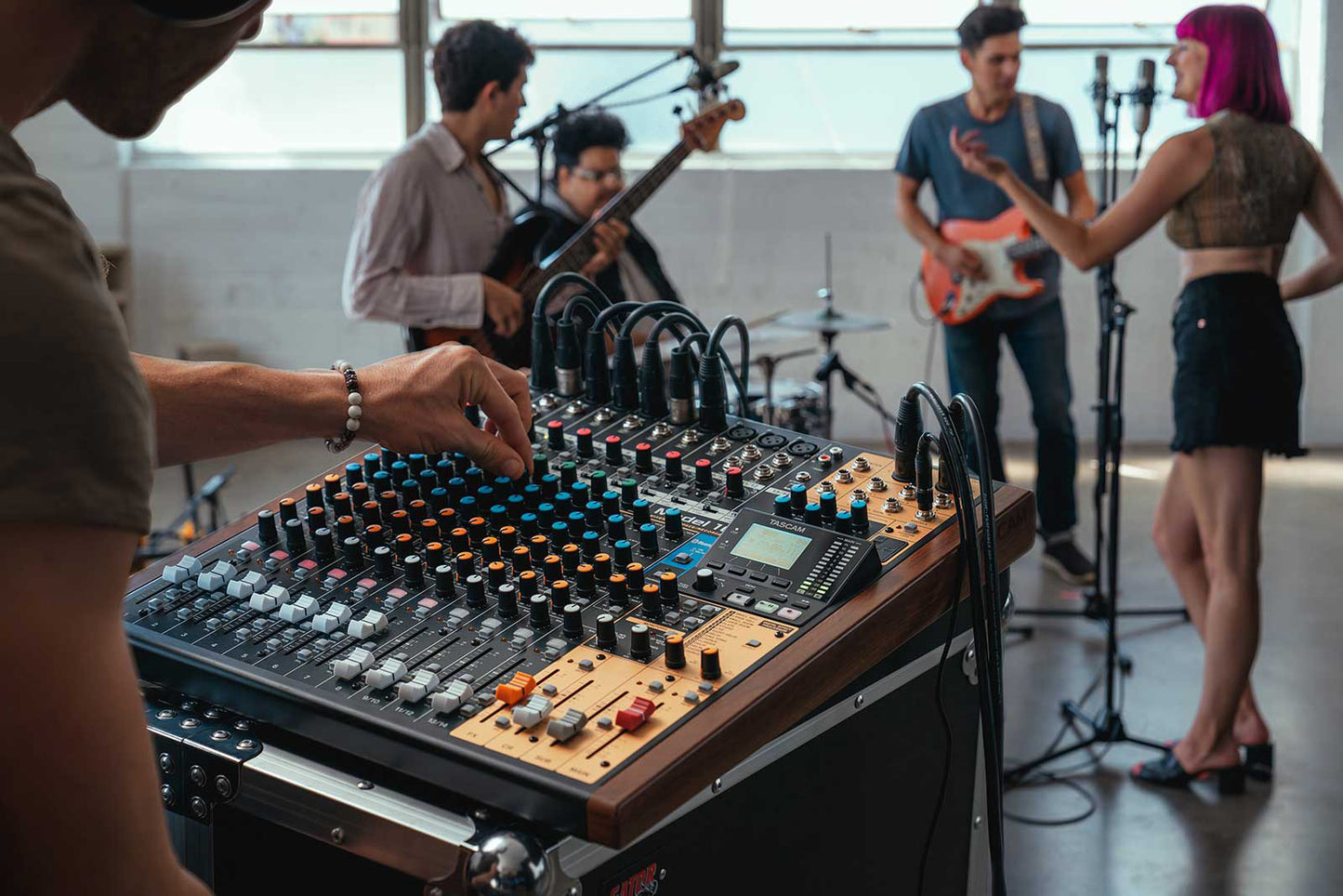 Tascam Model 16 16-Track Live Recorder & Mixing Console With Audio Interface - 305broadcast