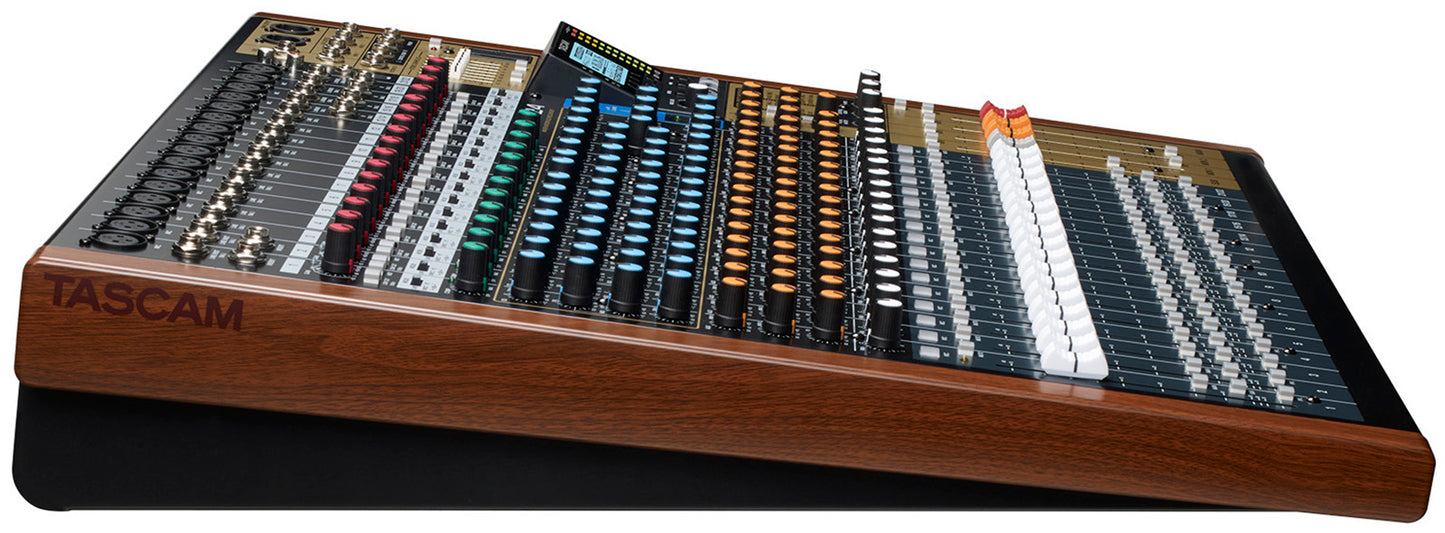 Tascam Model 2400 24-Track Flagship Analog Recording Console & Live Mixer with Audio Interface - 305broadcast