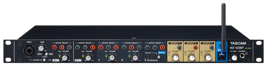 Tascam MZ-123BT 3-Channel Rackmount Multi-Zone Mixer With Bluetooth - 305broadcast
