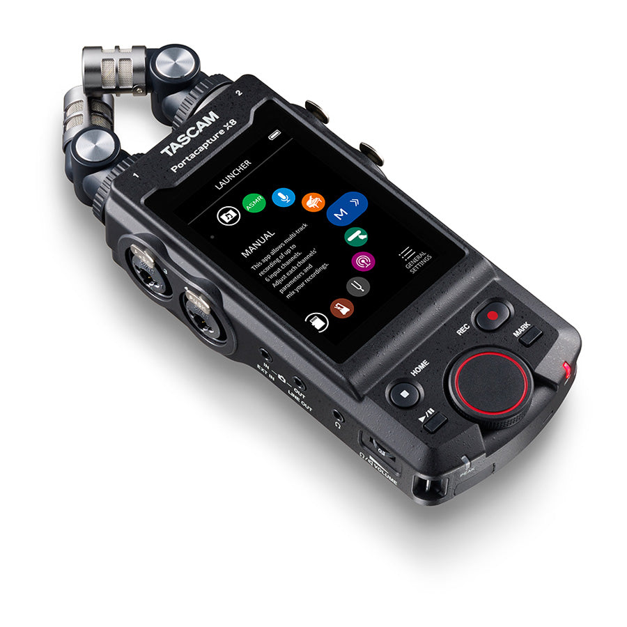 Tascam Portacapture X8 8-channel 32-bit float Portable Audio Field Recorder - 305broadcast
