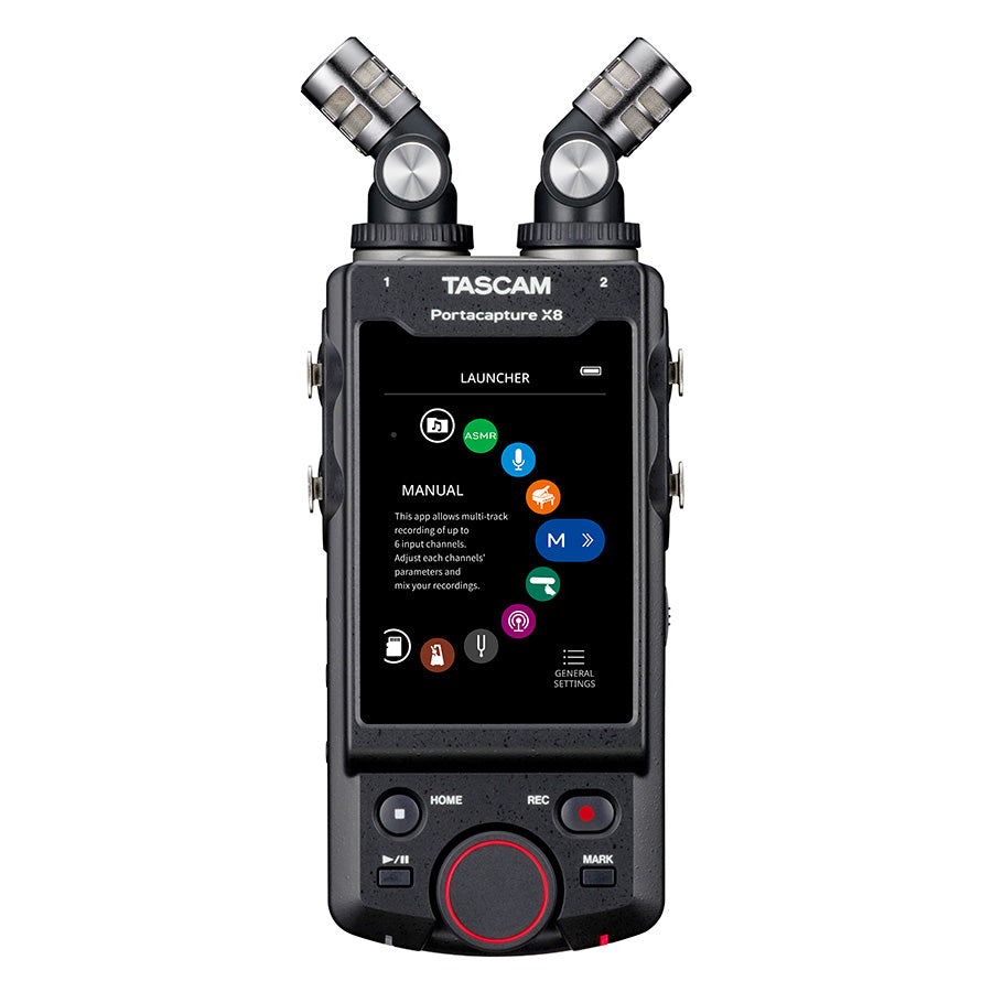 Tascam Portacapture X8 8-channel 32-bit float Portable Audio Field Recorder - 305broadcast
