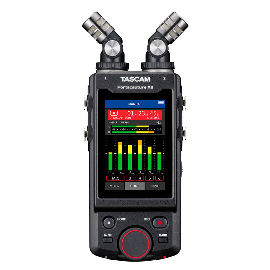 Tascam Portacapture X8 8-channel 32-bit float Portable Audio Field Recorder - 305broadcast