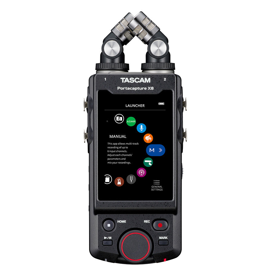 Tascam Portacapture X8 8-channel 32-bit float Portable Audio Field Recorder - 305broadcast