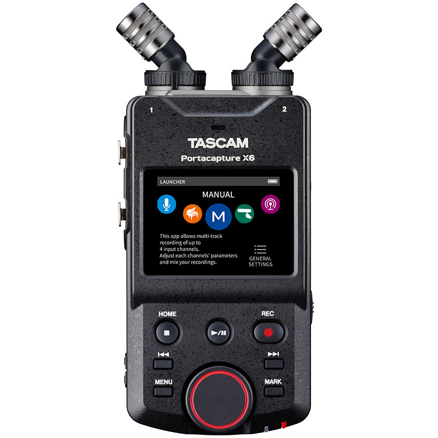 Tascam Portacapture X6 6-channel 32-bit float Portable Audio Field Recorder - 305broadcast