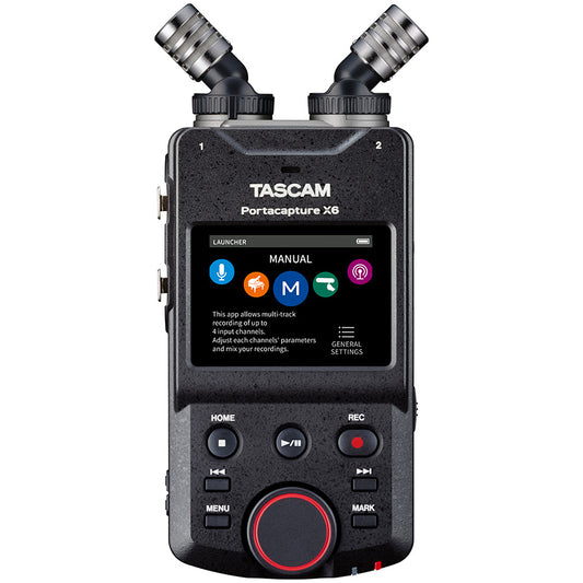 Tascam Portacapture X6 6-channel 32-bit float Portable Audio Field Recorder - 305broadcast