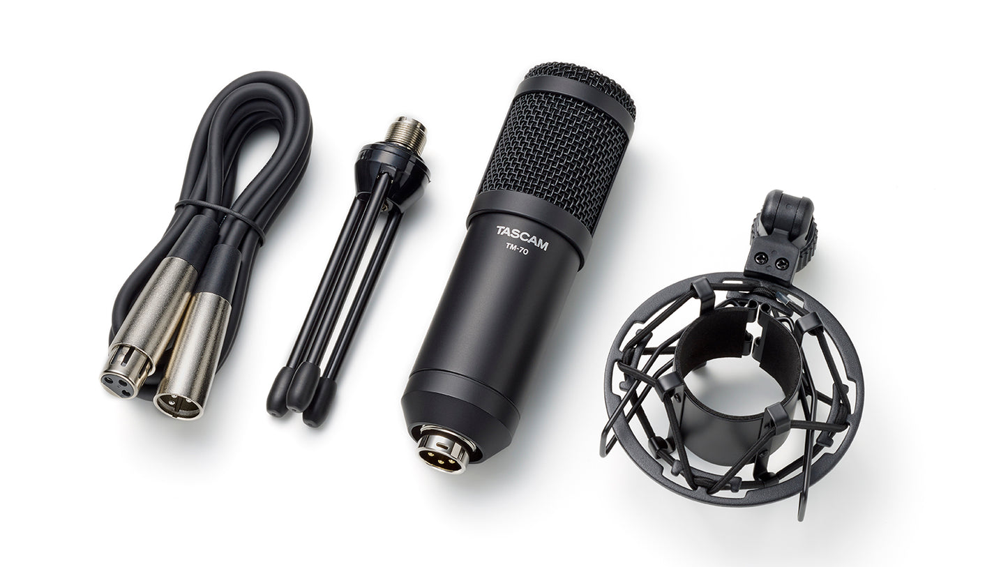 Tascam TM-70 Dynamic Microphone for Broadcast Streaming - 305broadcast