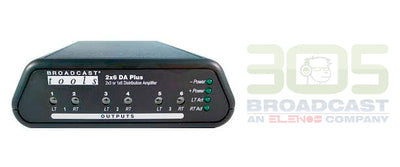 Broadcast Tools 2x6 DA Plus distribution amplifier - 305broadcast