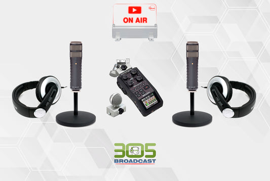305 Podcaster Kit Silver - 305broadcast
