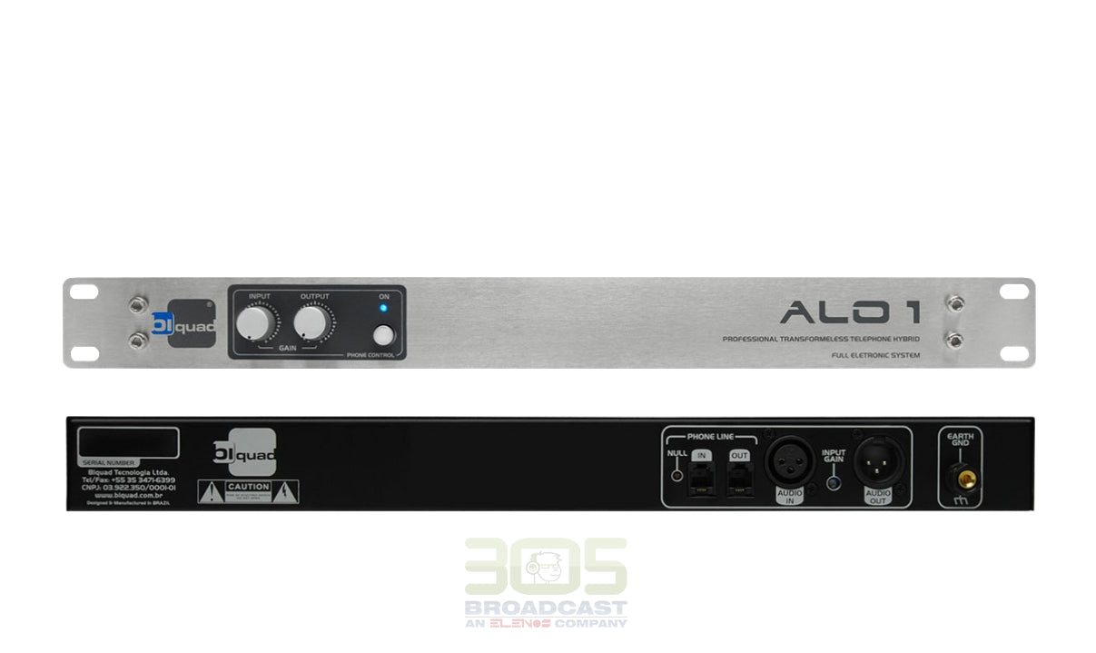 Telephone Hybrid 1 Line Passive ALO1 - 305broadcast
