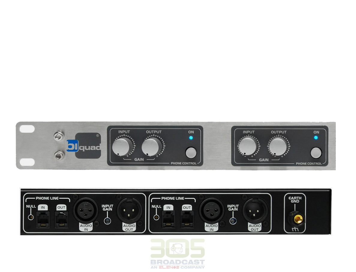 Telephone Hybrid 2 Lines Passive. MODEL: ALO2 - 305broadcast