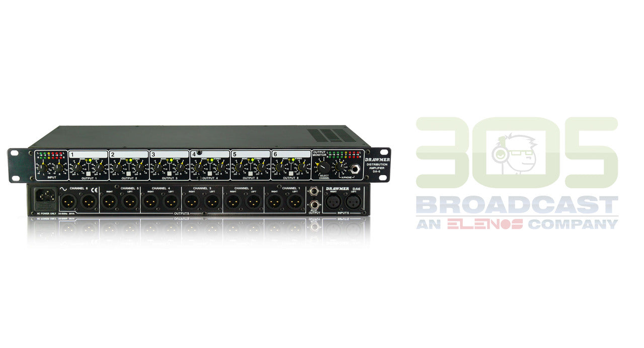 Drawmer DA6 - 305broadcast
