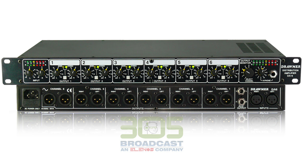 Drawmer DA6 - 305broadcast
