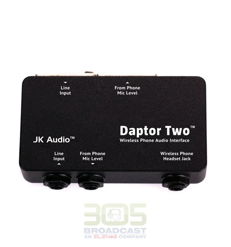 JK AUDIO Daptor Two Wireless Phone Audio Interface - 305broadcast