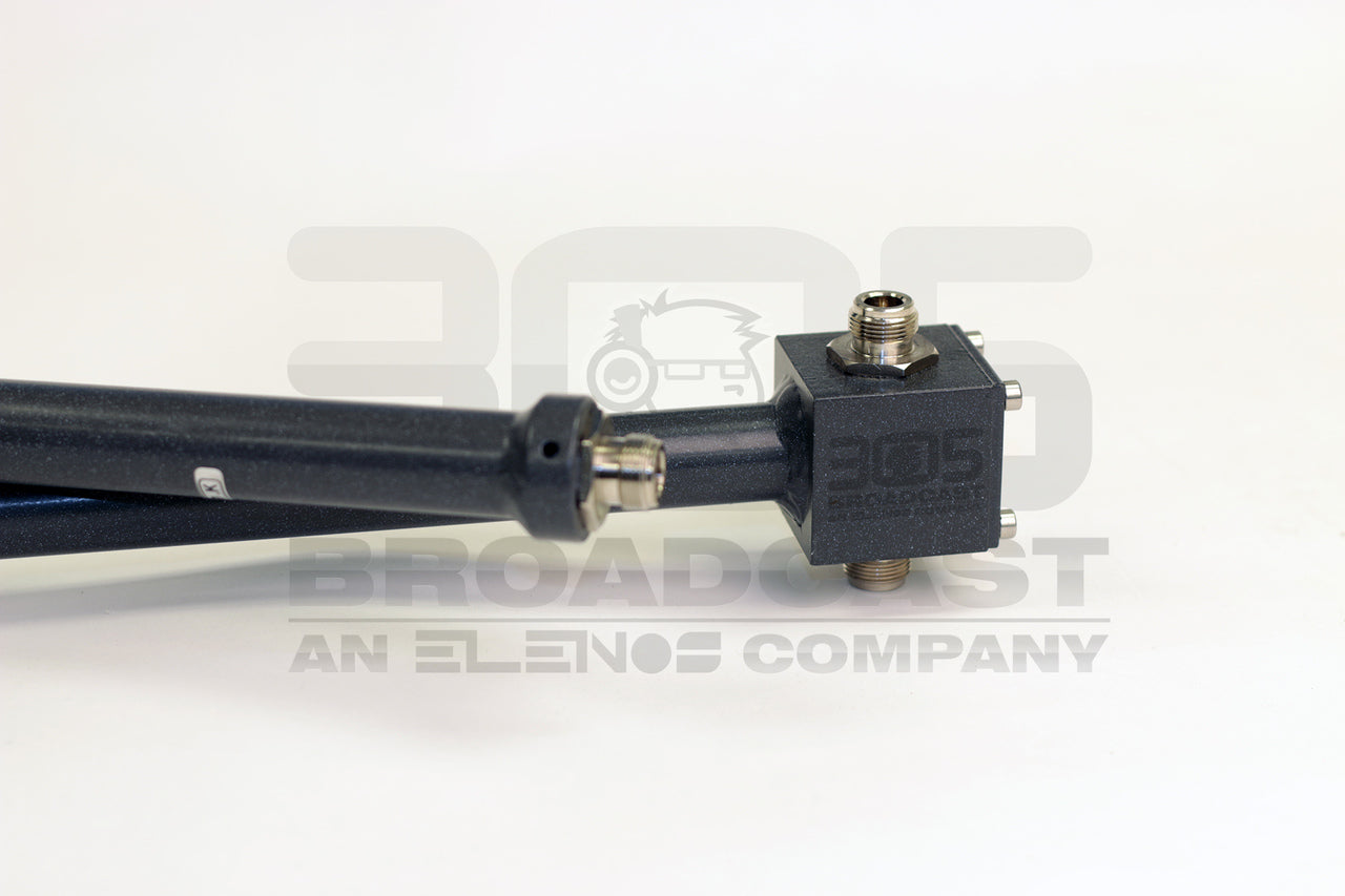 FM Power Divider , 1 step , 2 Outputs connector N Type x Input N Type - 305broadcast