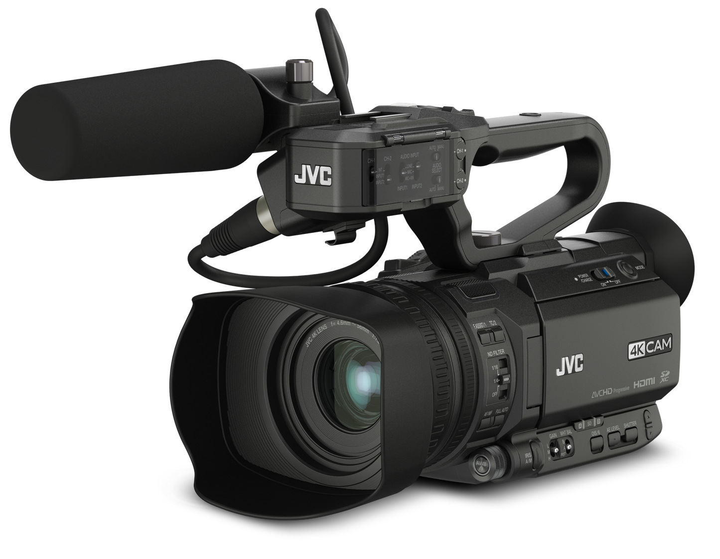 JVC GYHM250SP - 4KCAM SPORTS PRODUCTION STREAMING CAMCORDER - 305broadcast
