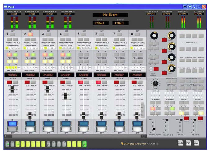 Wheatstone GlassE - Remote Control Surface Interface - 305broadcast