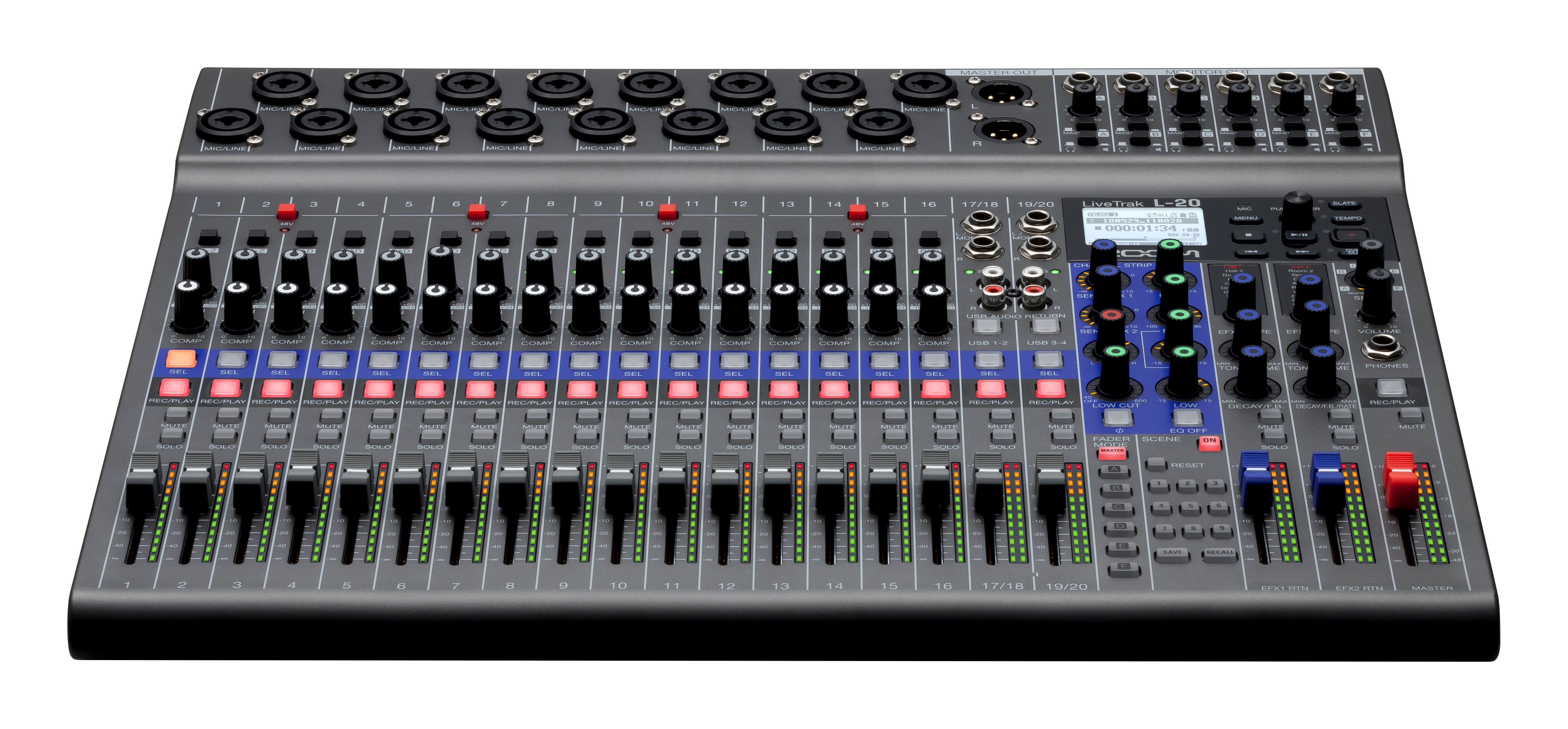 Zoom LiveTrak L-12 12-channel Digital Mixer / Recorder | Sweetwater