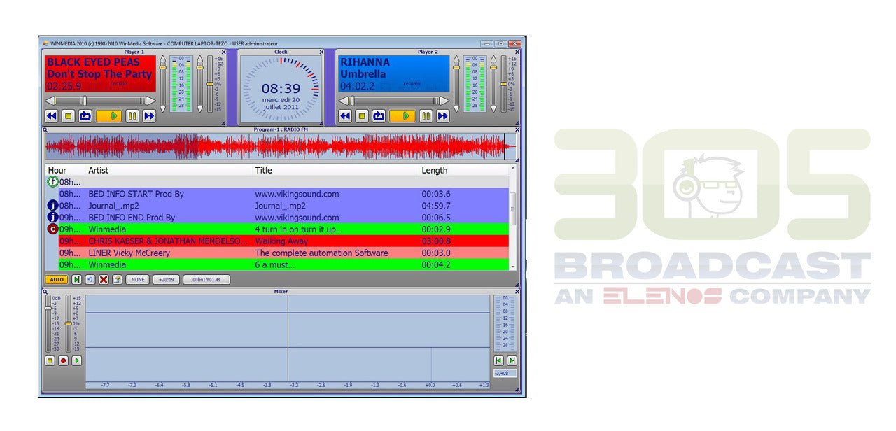 WinMedia Radio-TV AMT - 305broadcast