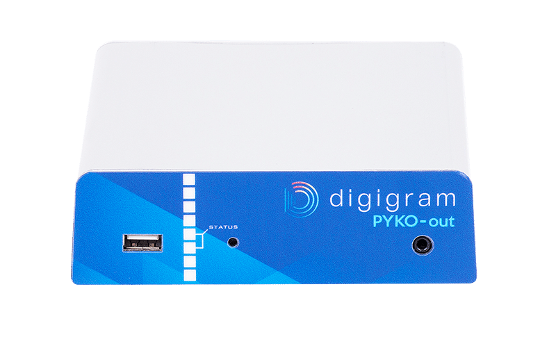 Digigram PYKO-OUT Stereo IP Audio Decoder - 305broadcast