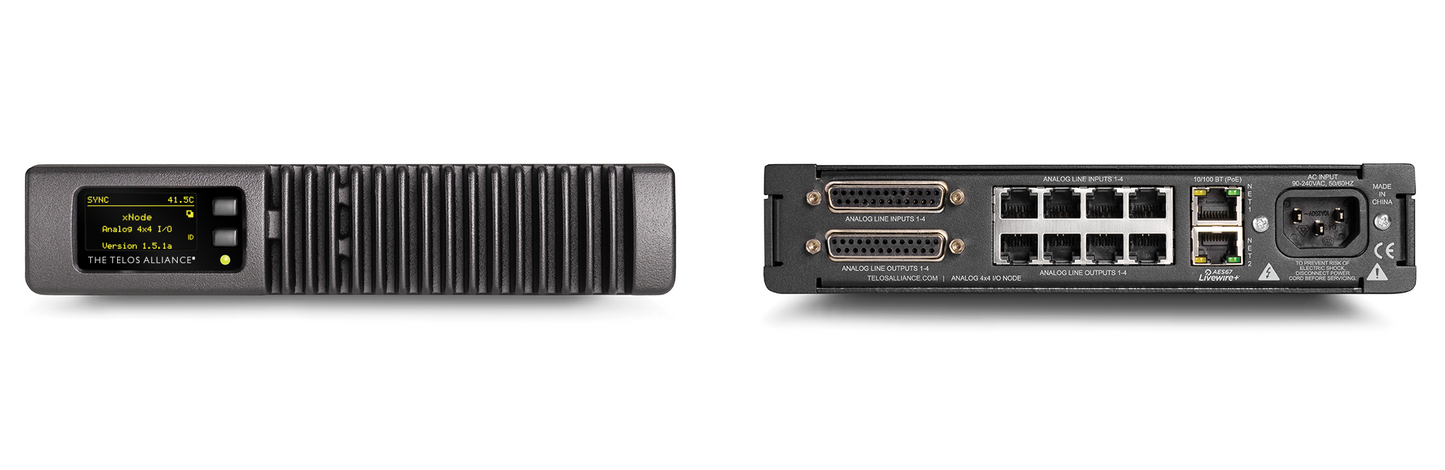 Telos Alliance - xNode IP-Audio Interfaces - 305broadcast
