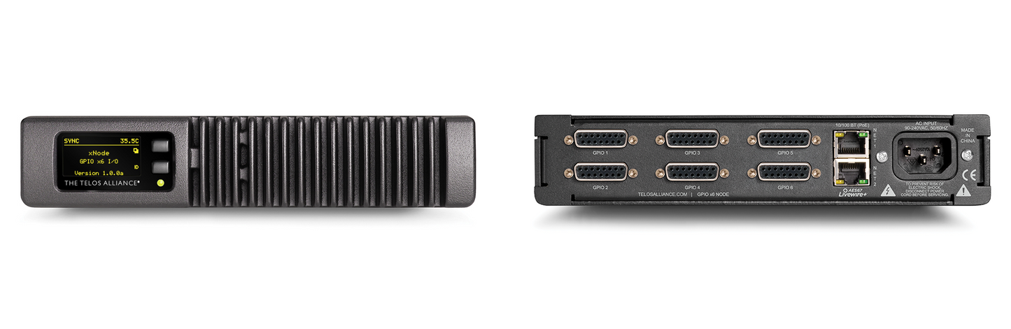 Telos Alliance - xNode IP-Audio Interfaces - 305broadcast