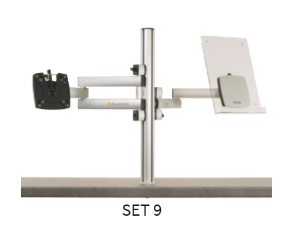 YellowTec YT3418 m!ka Set 9: Single Monitor + CopyStand Set - 305broadcast