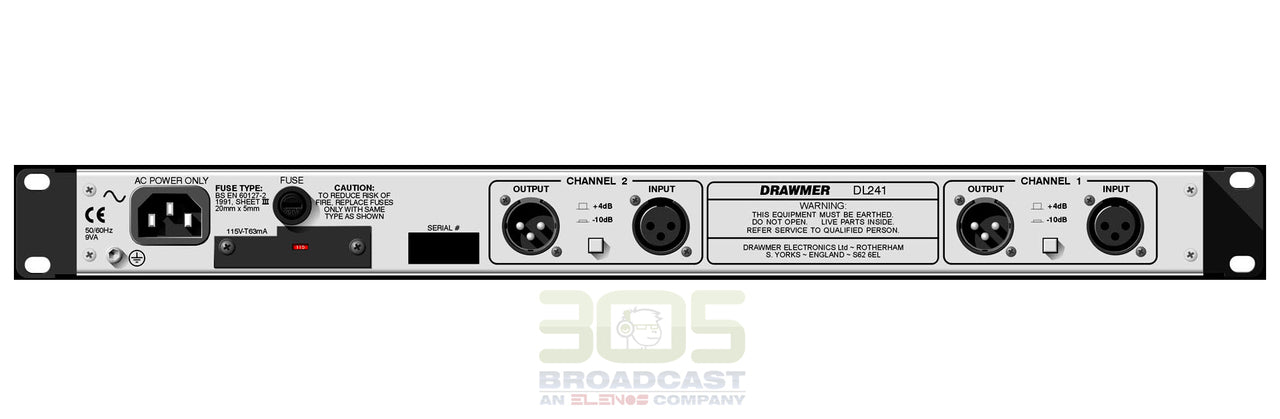 Drawmer DL241 XLR - 305broadcast