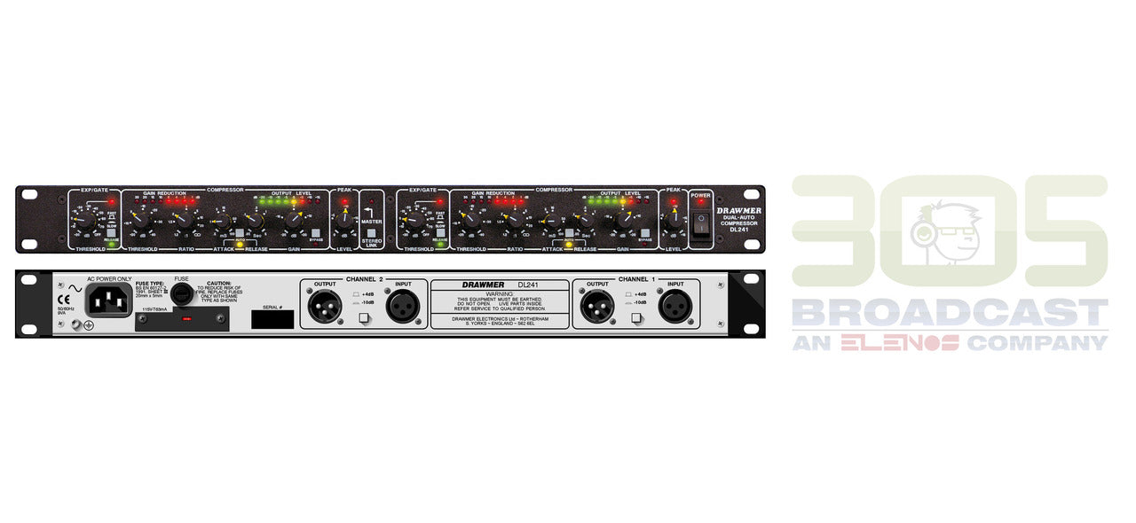 Drawmer DL241 XLR - 305broadcast