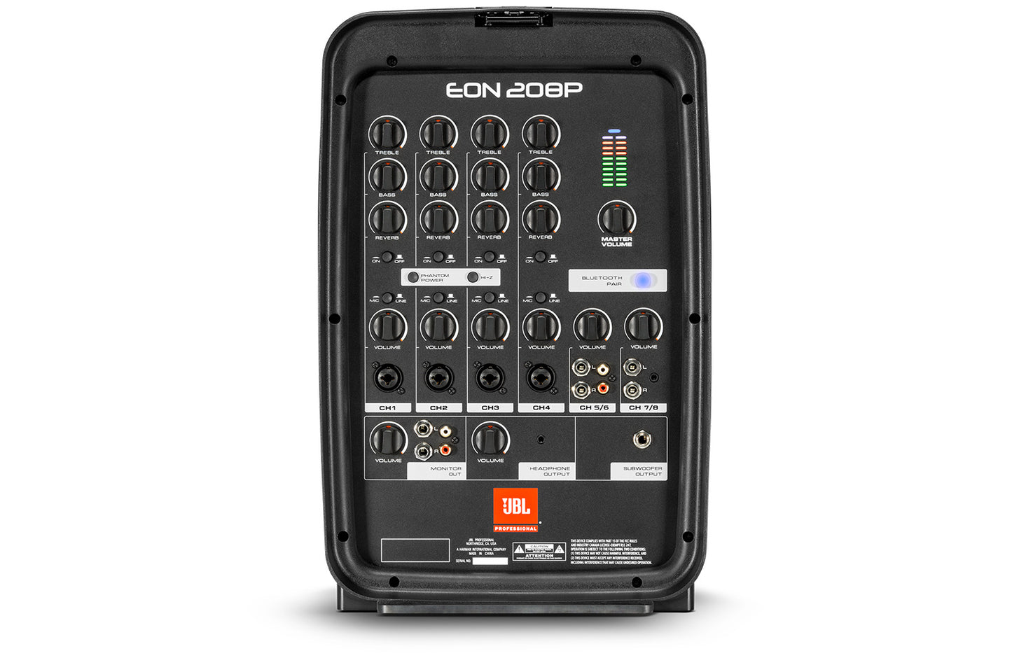 JBL Professional EON208P Portable All-in-One 2-way PA System with 8-Channel Mixer and Bluetooth - 305broadcast