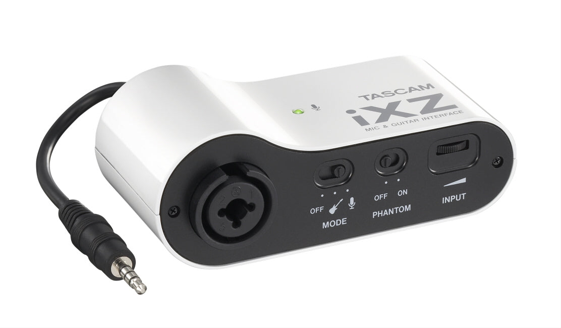 Tascam iXZ - Mic/Instrument interface for iPad/iPhone/iPod touch - 305broadcast