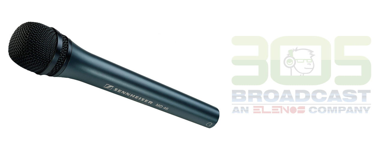 Sennheiser MD46 High-Quality Dynamic Cardioid Microphone - 305broadcast