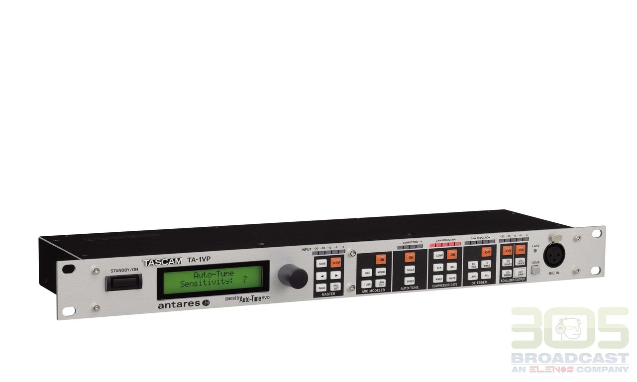 Tascam TA-1VP - Antares Auto-Tune Vocal Processor - 305broadcast