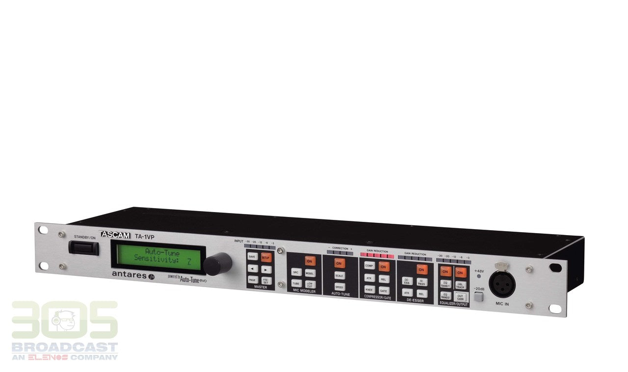 Tascam TA-1VP - Antares Auto-Tune Vocal Processor - 305broadcast
