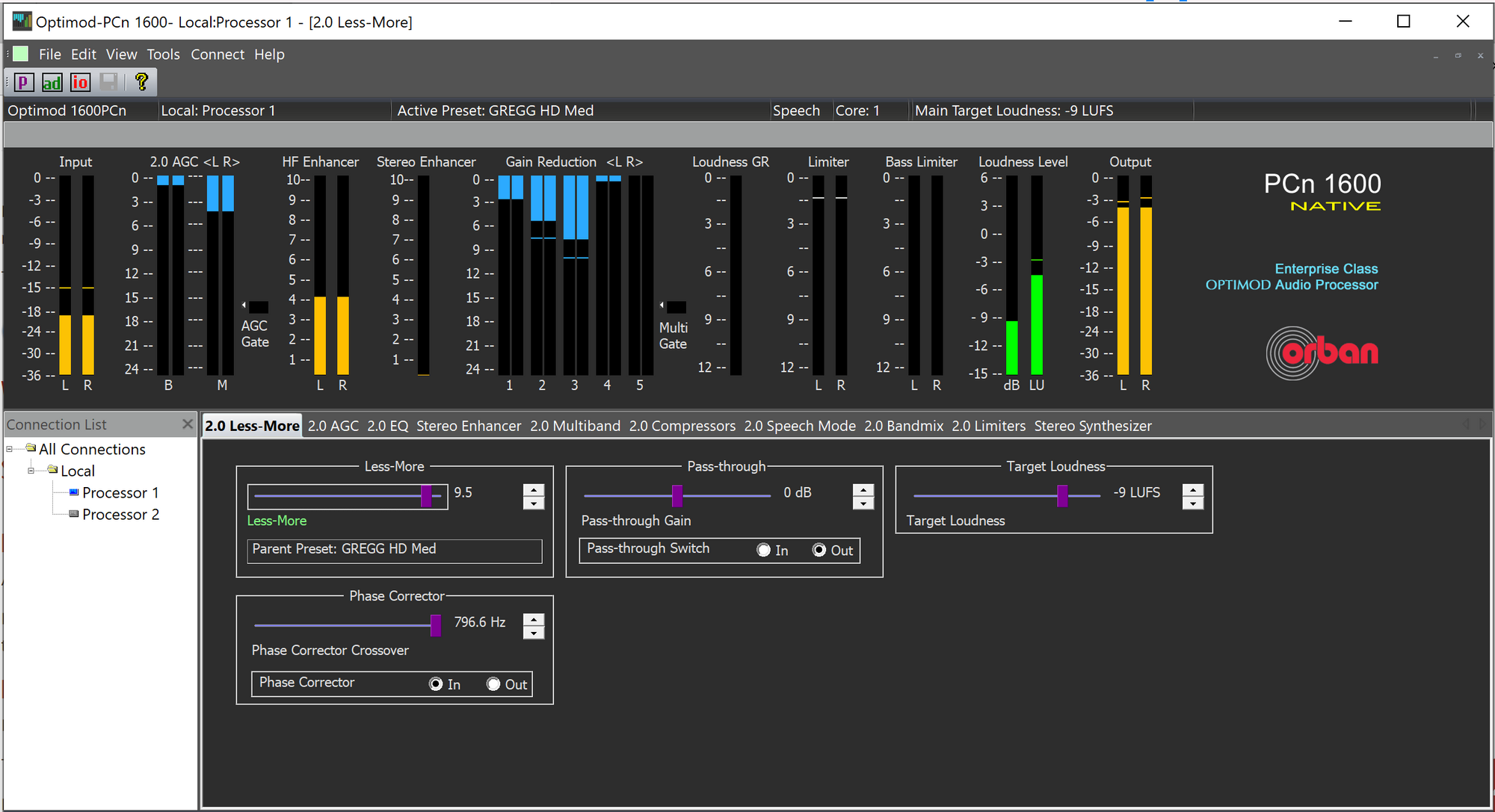 Orban PCN1600 Native Audio Processor