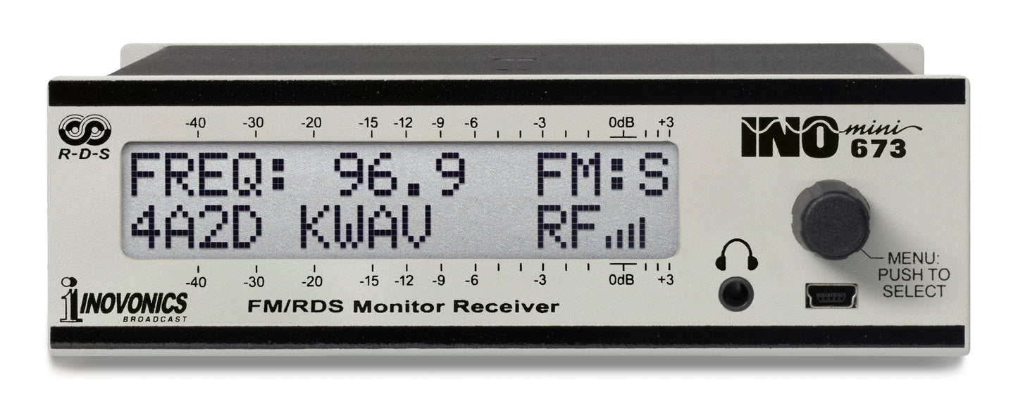 Inovonics 673 INOmini FM/RDS Monitor/Receiver