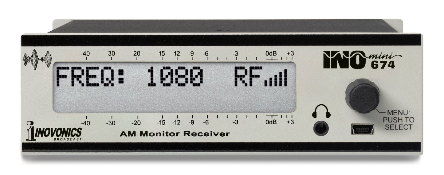 Inovonics 674 INOmini AM Broadcast Monitor/Receiver