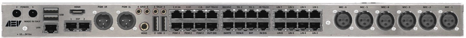 ACUO MB  OnAir broadcast digital expandible audio console - 305broadcast