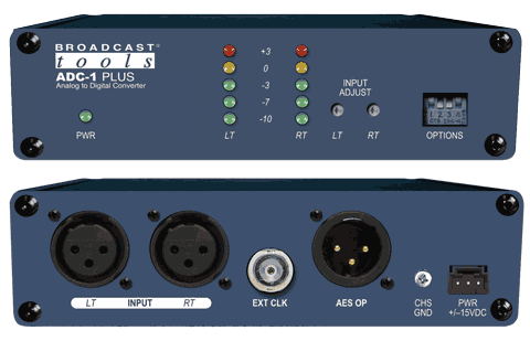 Broadcast Tools ADC-1 Plus Analog to Digital converter